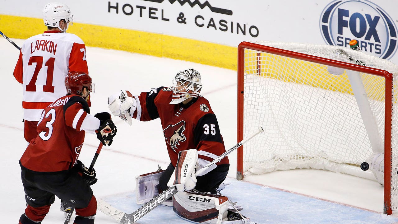 Red Wings rally for OT win in Arizona to finish road trip 5-1
